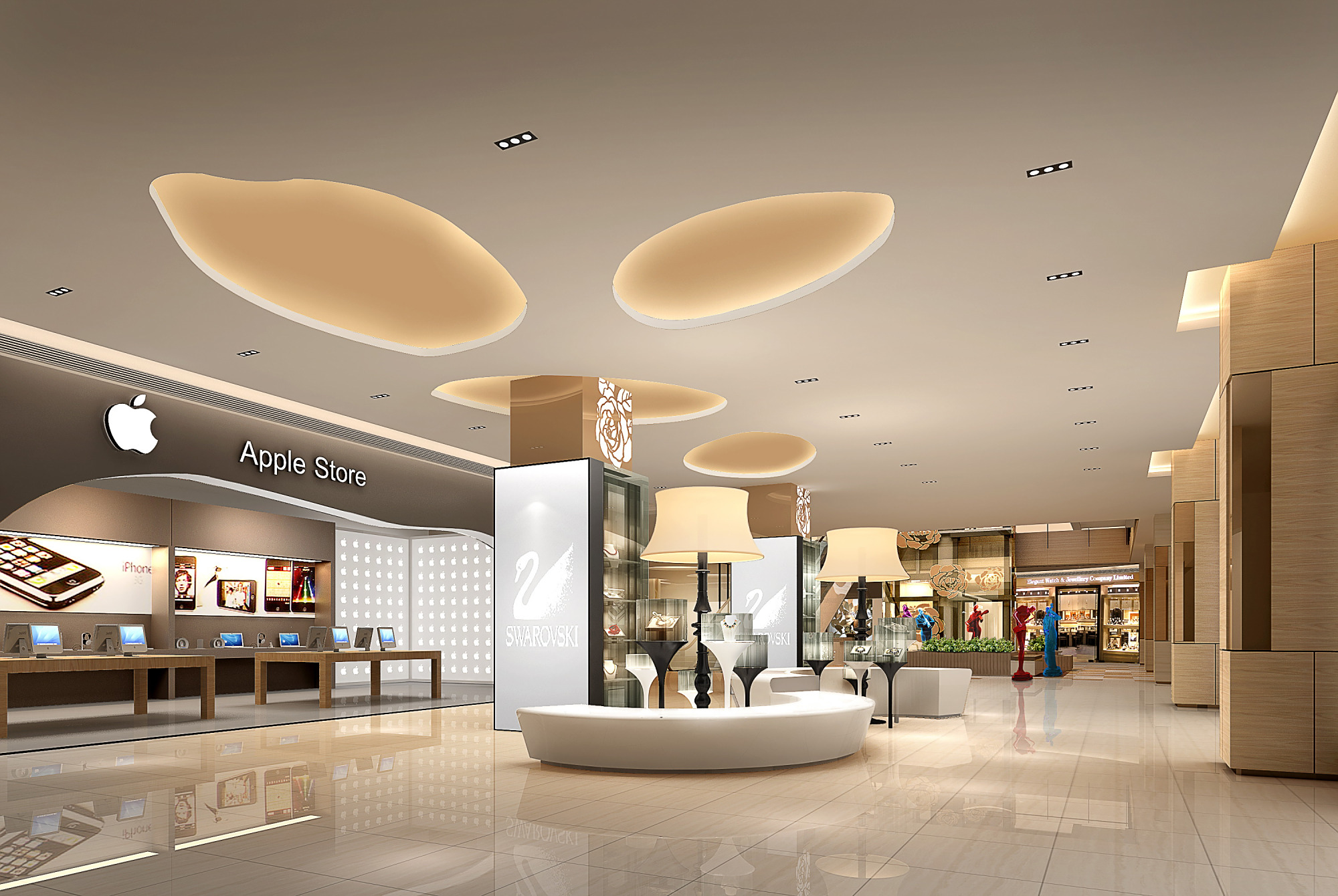 商场设计效果图   细节拉满!