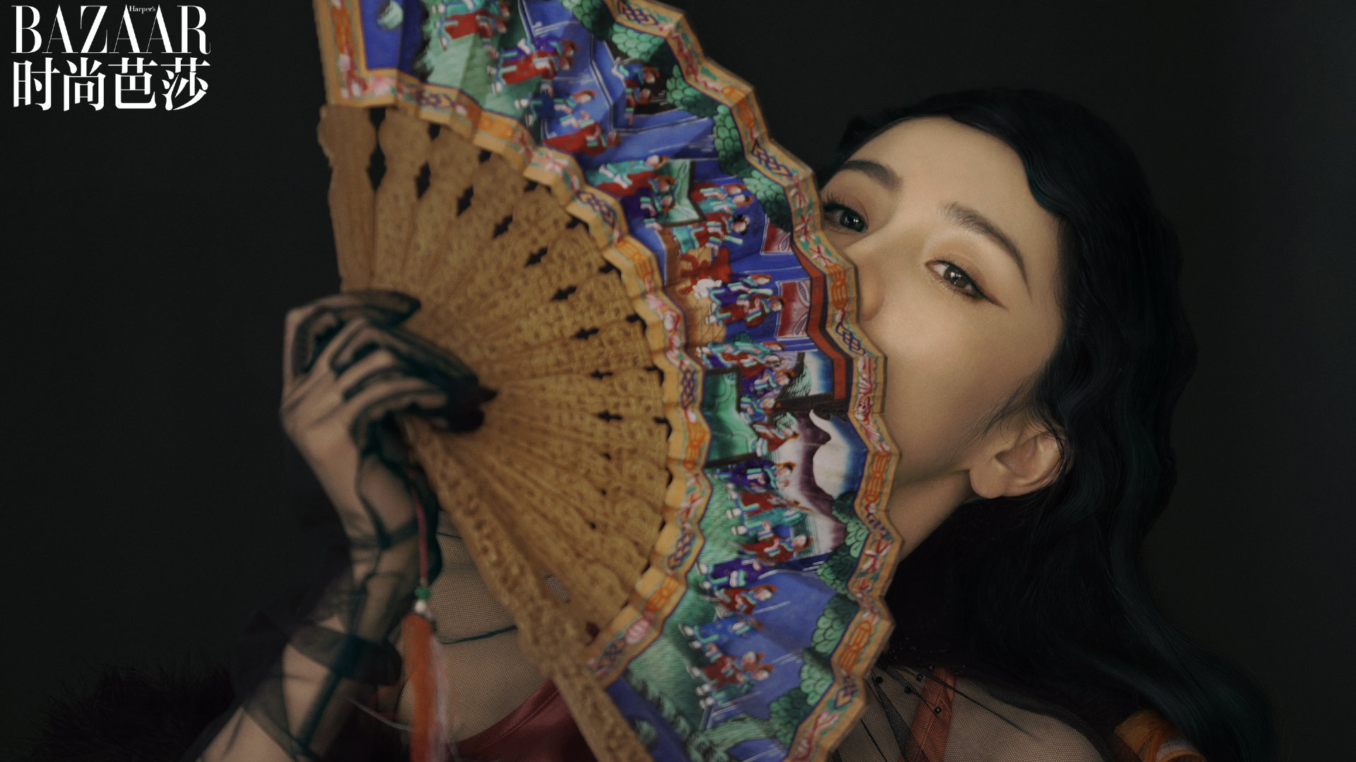 杨幂时尚芭莎二月刊封面