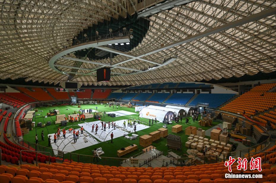 广州启用"猎鹰号"气膜方舱实验室