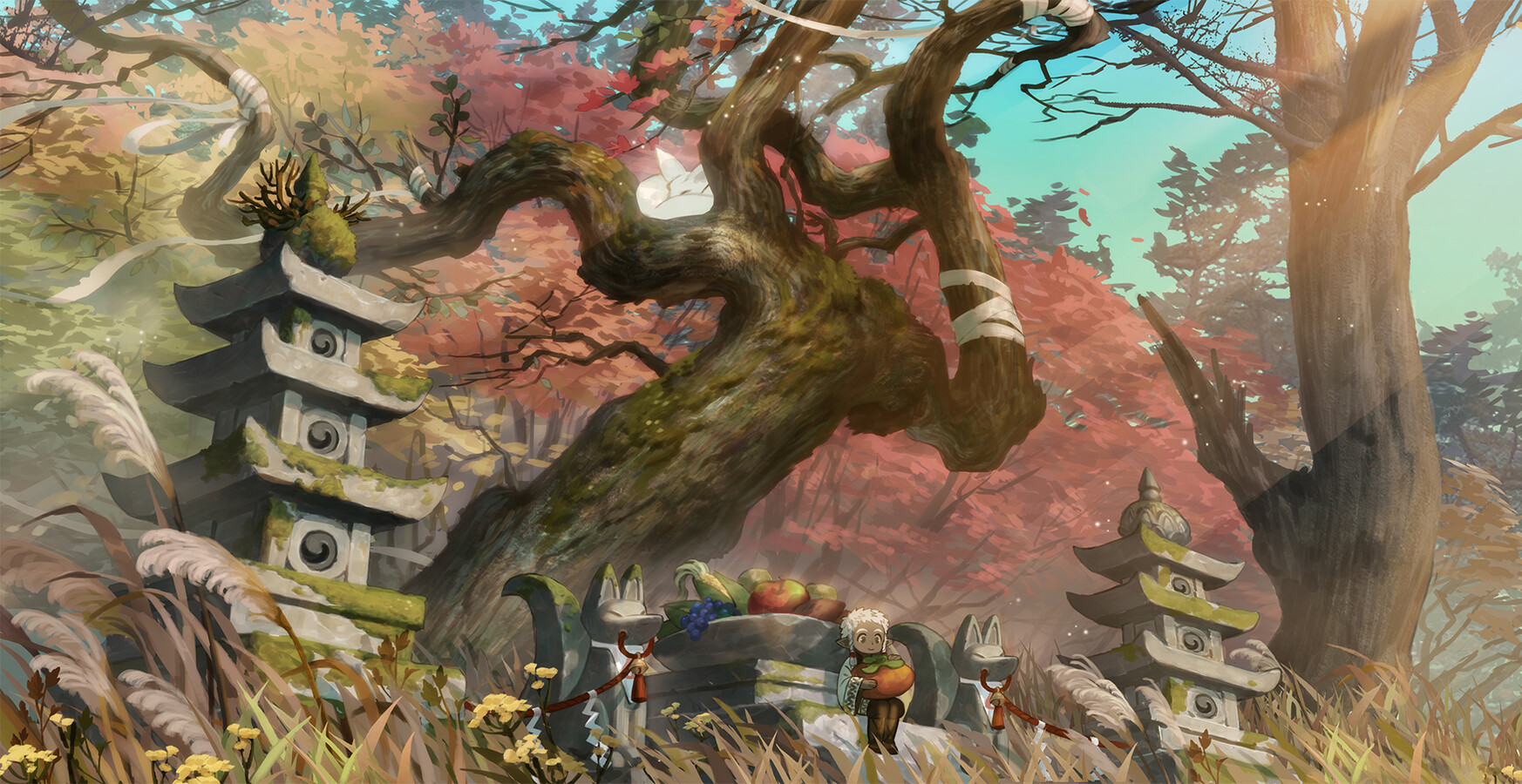 一组高质量场景插画作品欣赏!题材多样细节绘制十分精美!