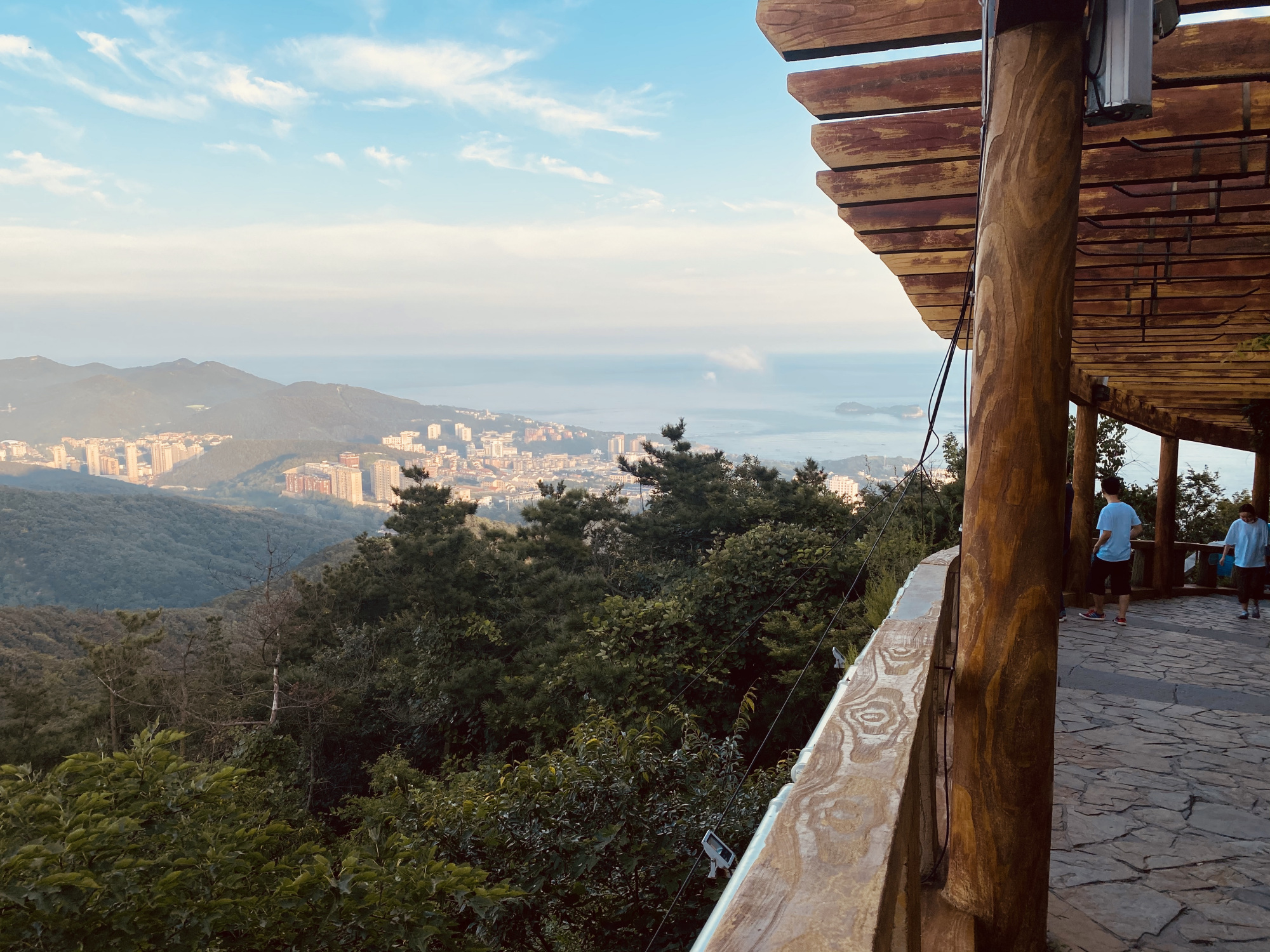 大连莲花山观景台最美风景