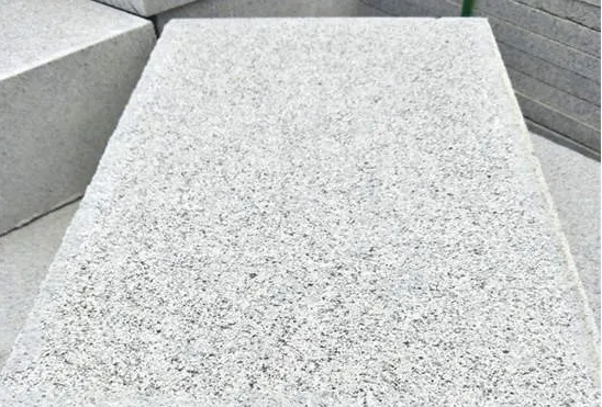 园林石材芝麻白机切面 中俊石材