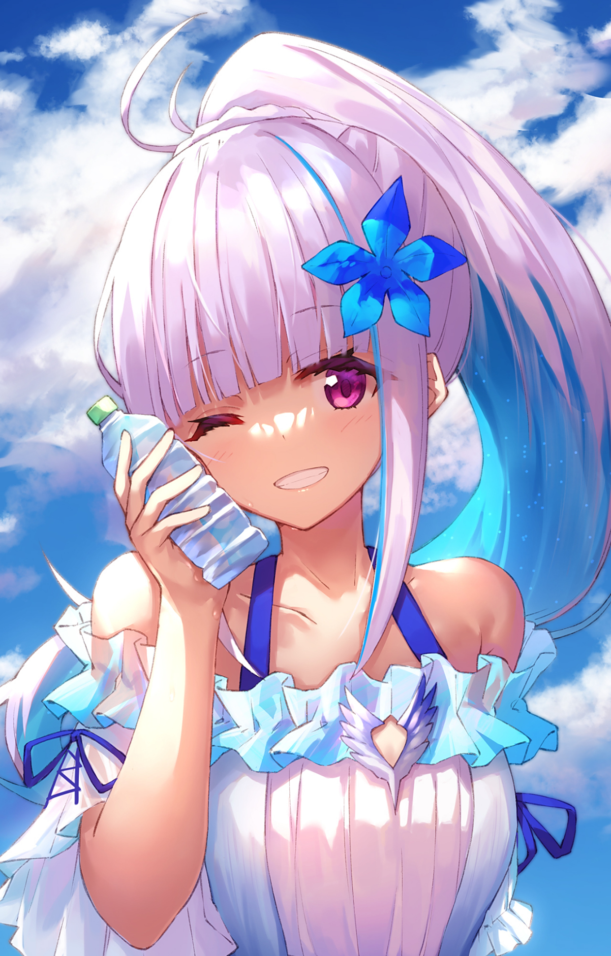 高清动漫手机壁纸分享,日本虚拟歌姬,偶像lize helesta的插画图