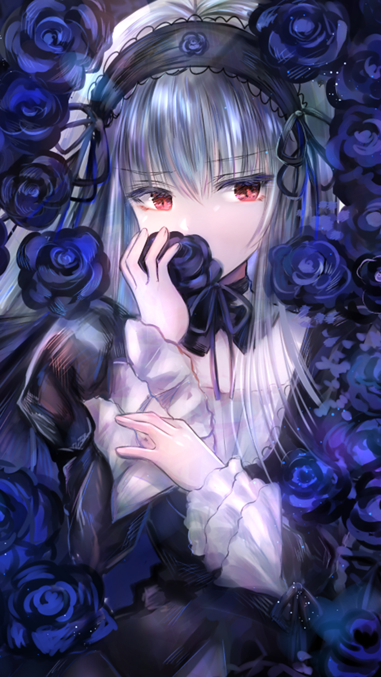 《蔷薇少女》高清手机壁纸分享,在残酷战斗中挣扎成长的动漫女孩