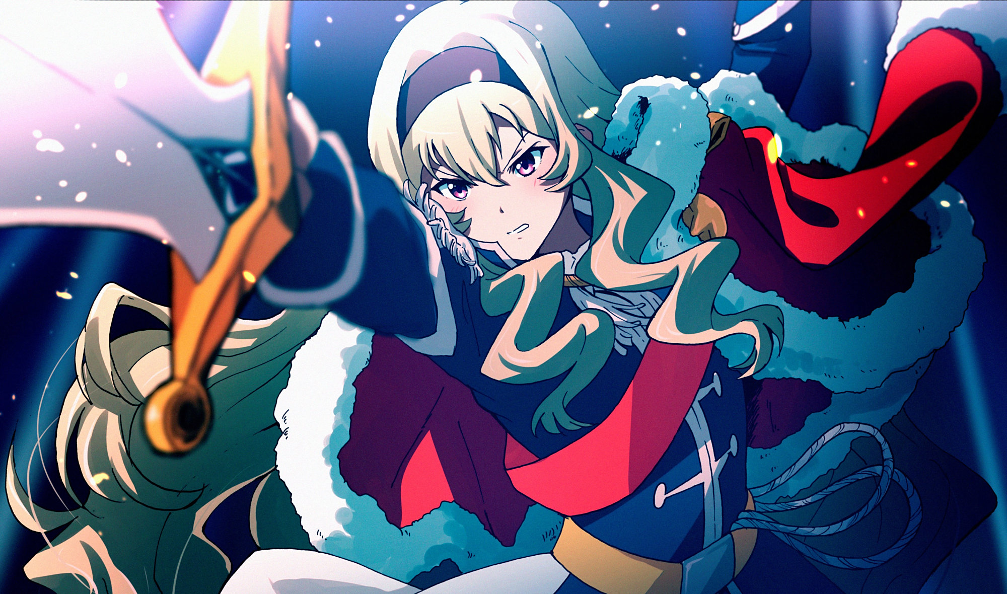 《少女歌剧》的高清插画壁纸,画风高端大气,画面很有大气势