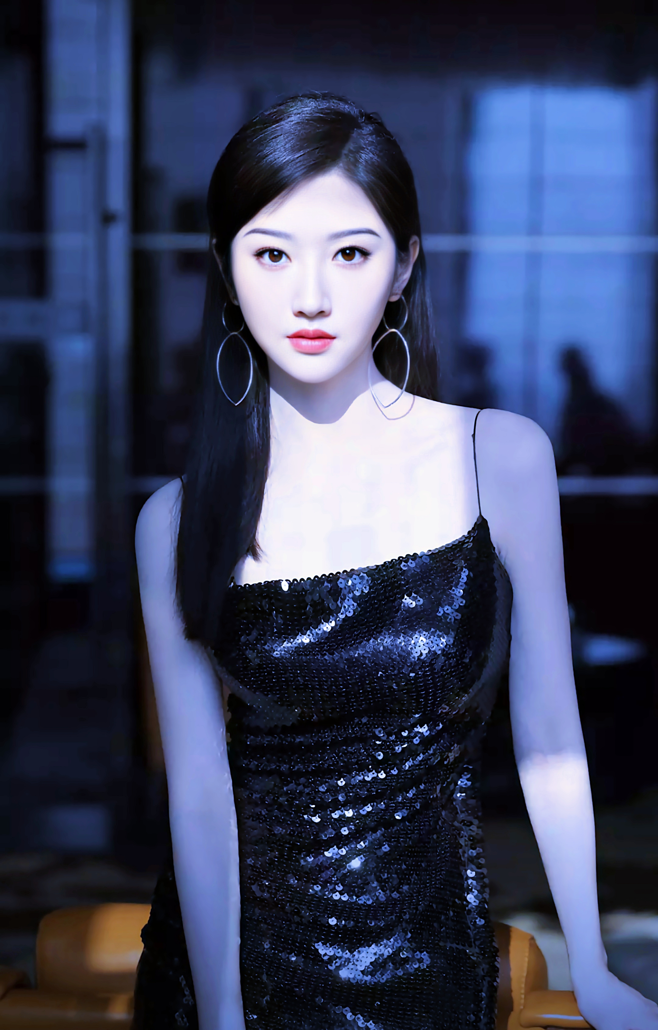 长相甜美的女明星景甜