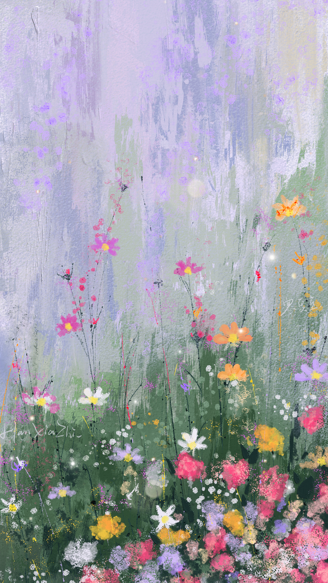 这组风景壁纸千万不要错过了,小清新手绘插画