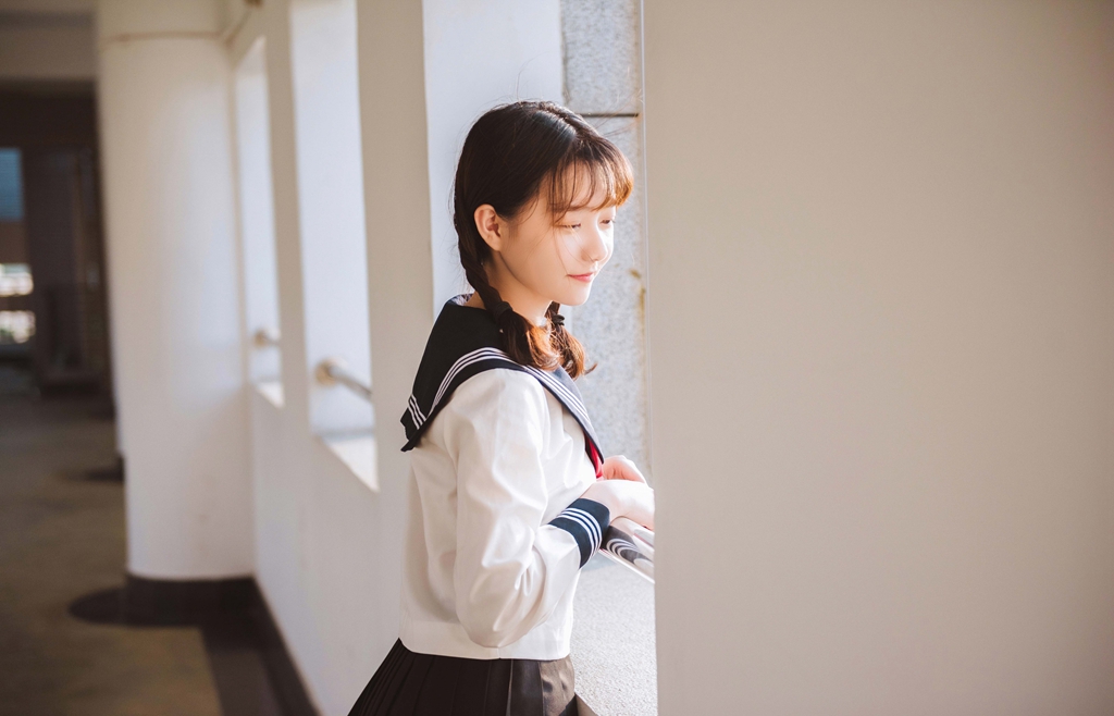 校园jk小清新摄影图像