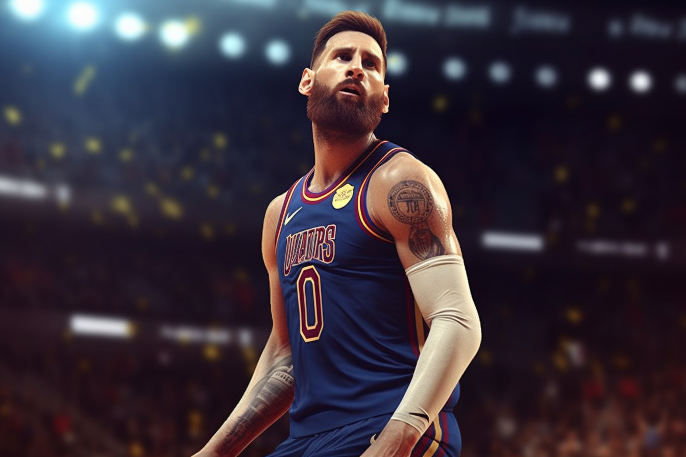 假如梅西是一名篮球运动员:1米69怎么扣篮?1v1能跟谁背打?