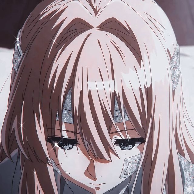 「第135期」动漫女头:紫罗兰永恒花园 薇尔莉特无水印女生头像