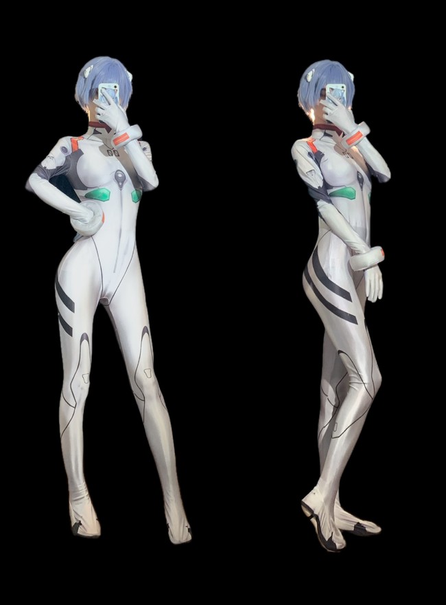 绫波丽cosplay,第一张已经爱了,最后一张直接yyds