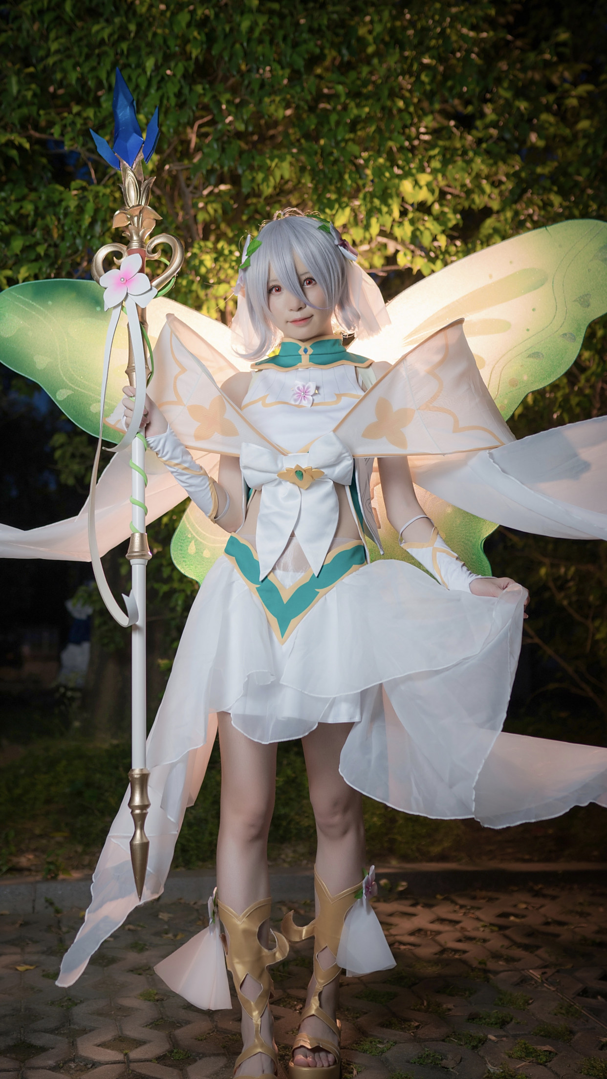 可可萝月光蝶cos