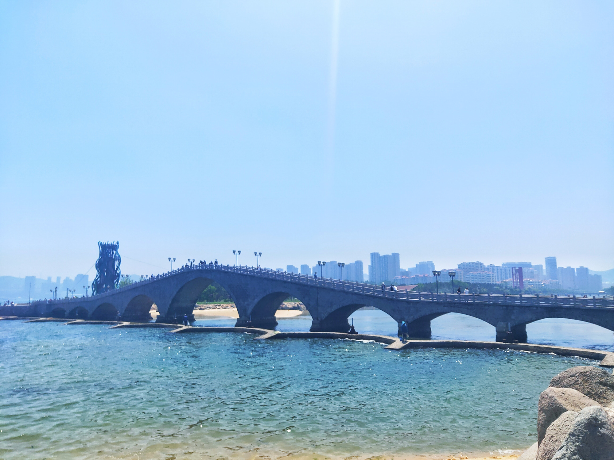 威海旅游之海上公园