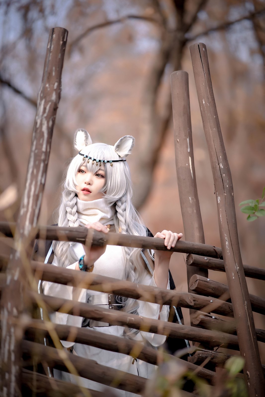 明日方舟初雪cosplay