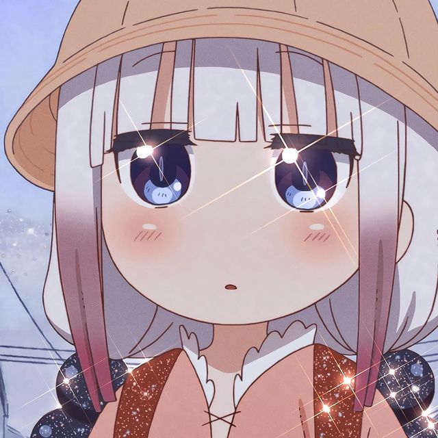 「第183期」动漫女头:小林家的龙女仆 康娜卡姆依 无水印头像