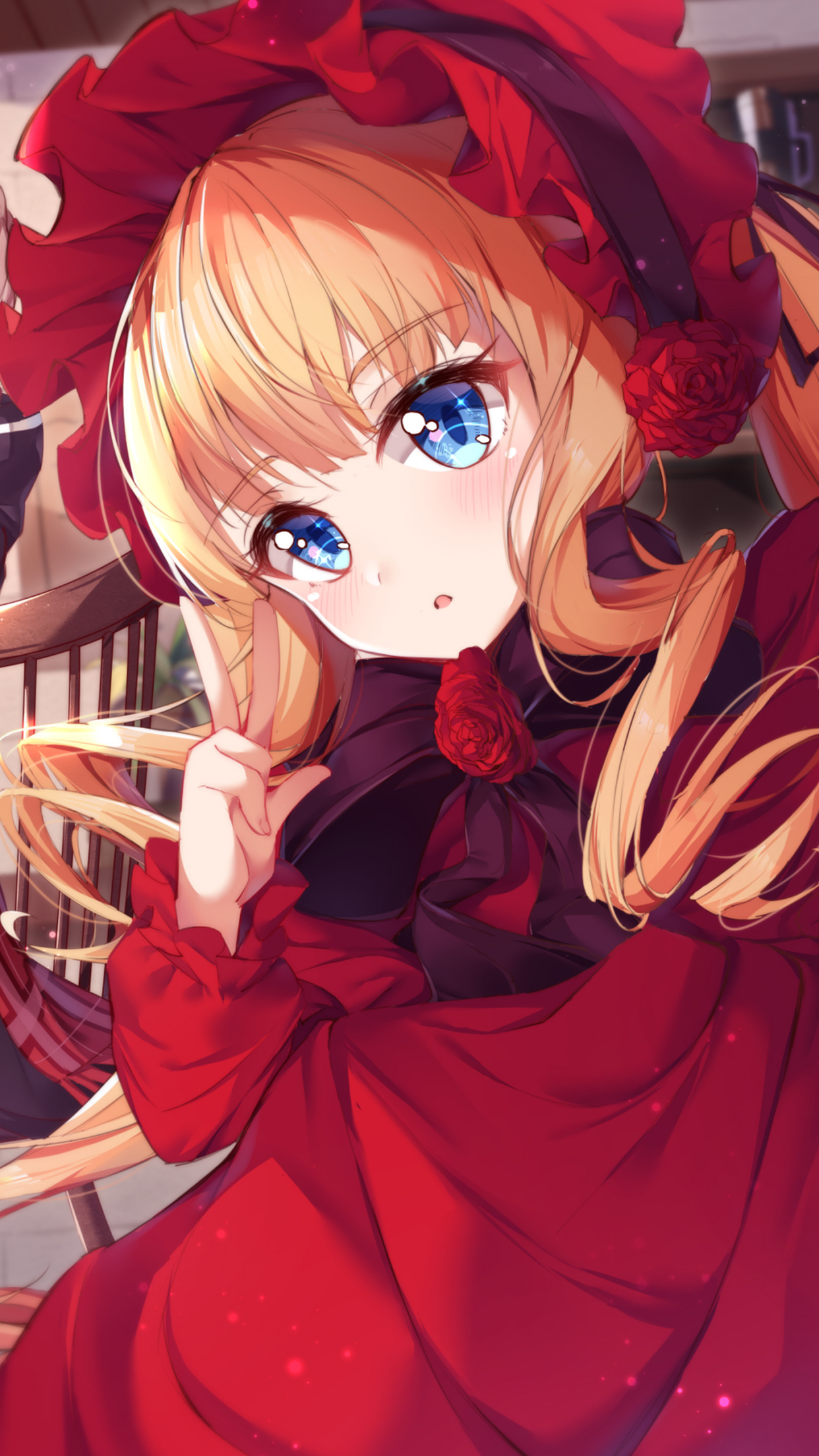 《蔷薇少女》高清手机壁纸分享,在残酷战斗中挣扎成长的动漫女孩