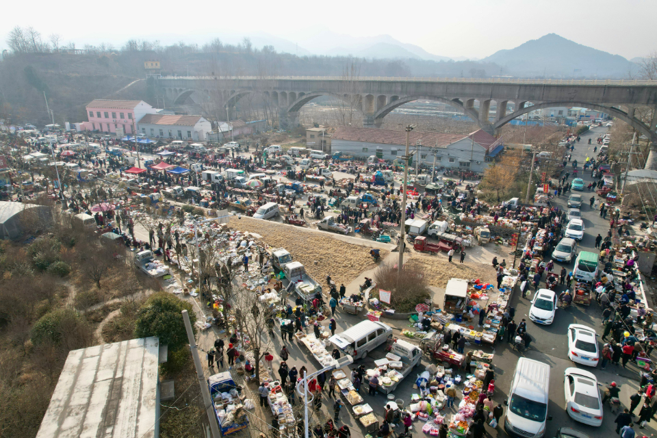 壹点图集|岁末将至,年味渐浓,淄川太河大集热闹非凡