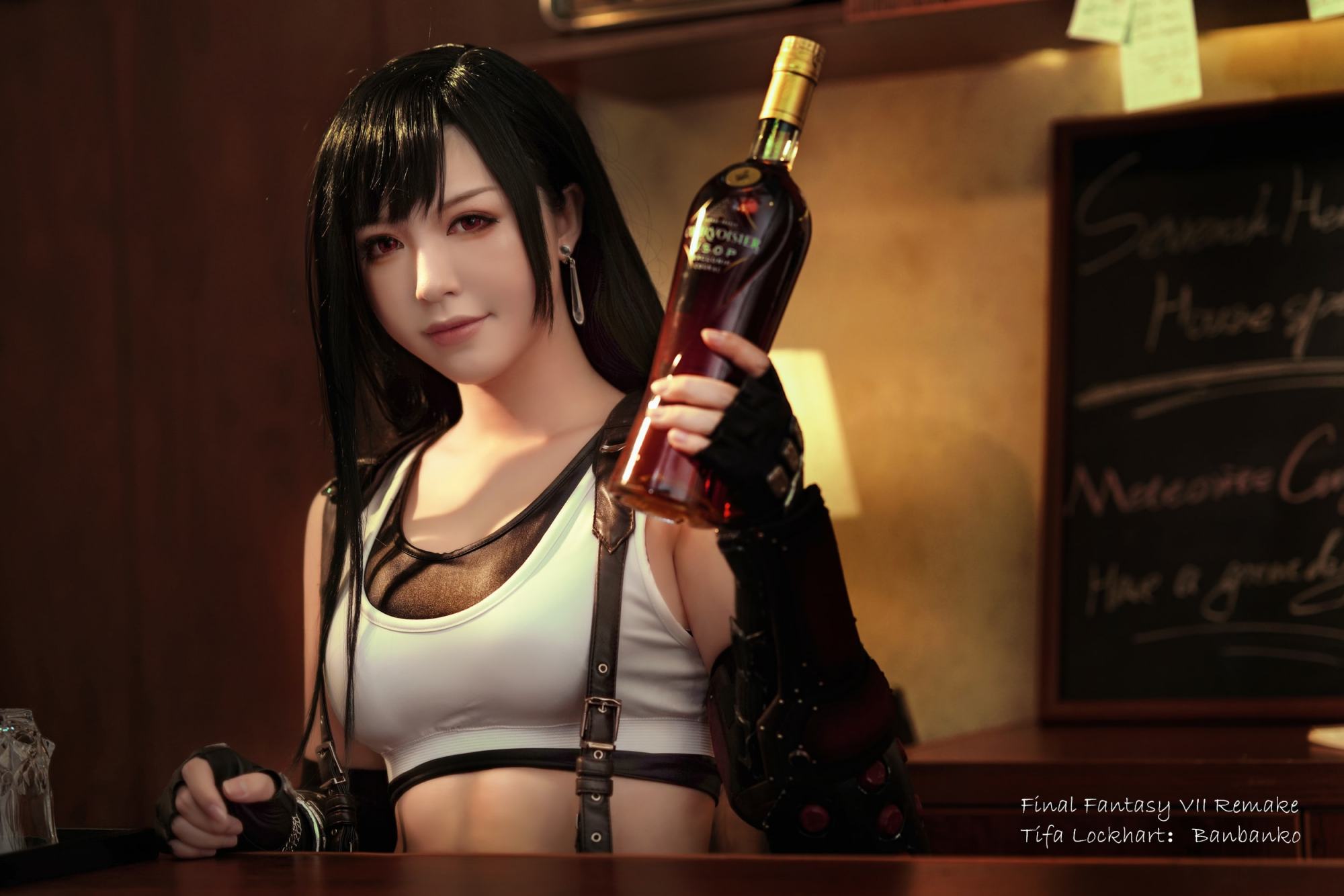 幻想蒂法cosplay,画风还原,视觉盛宴!cn:半半子