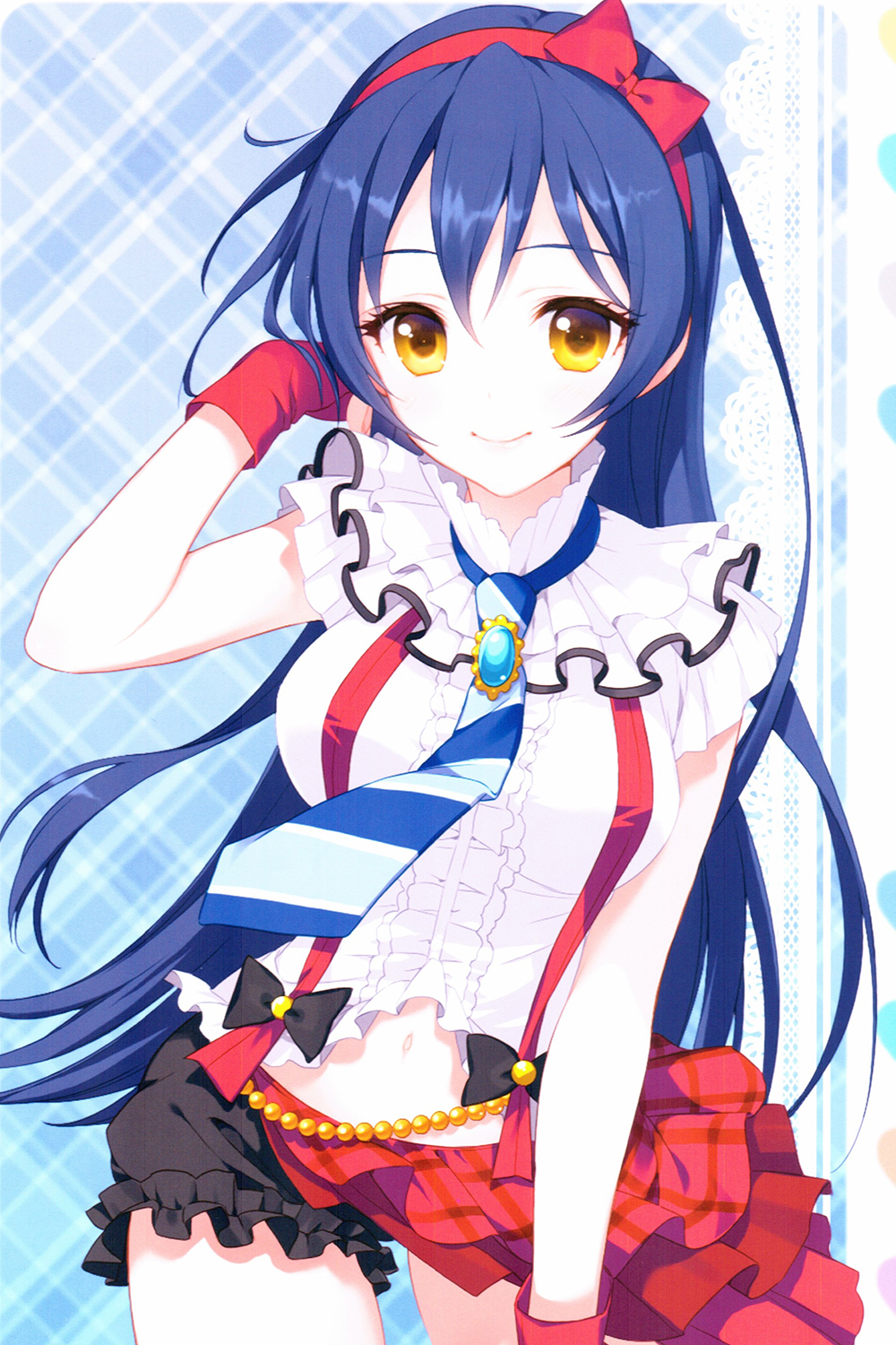 《lovelive!》园田海未动漫手机壁纸分享,以偶像为目标的美少女