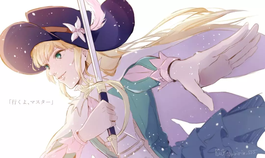 fgo精选美图——百合剑 骑士迪昂