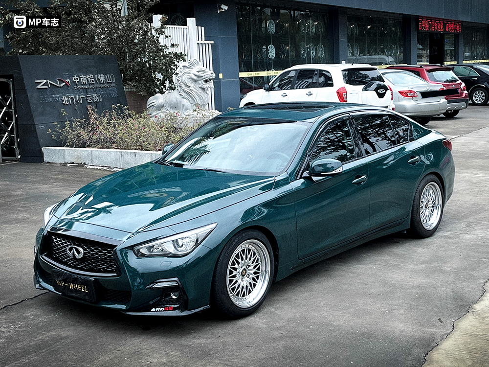 英菲尼迪q50l改装两片式mp轮毂
