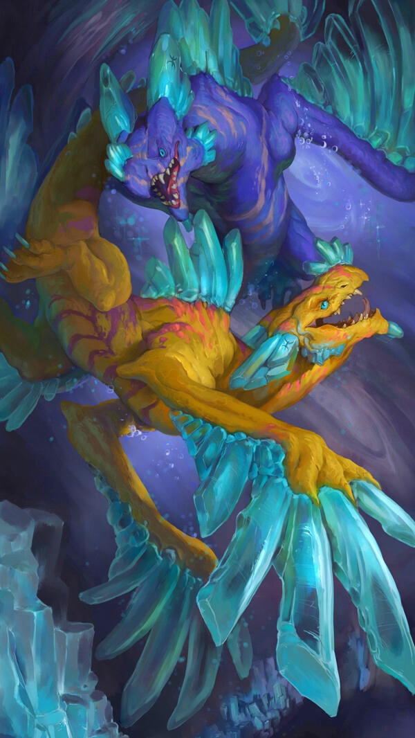 十二星座系列之2017版星座龙插画图集:和新版相比,你更喜欢哪个