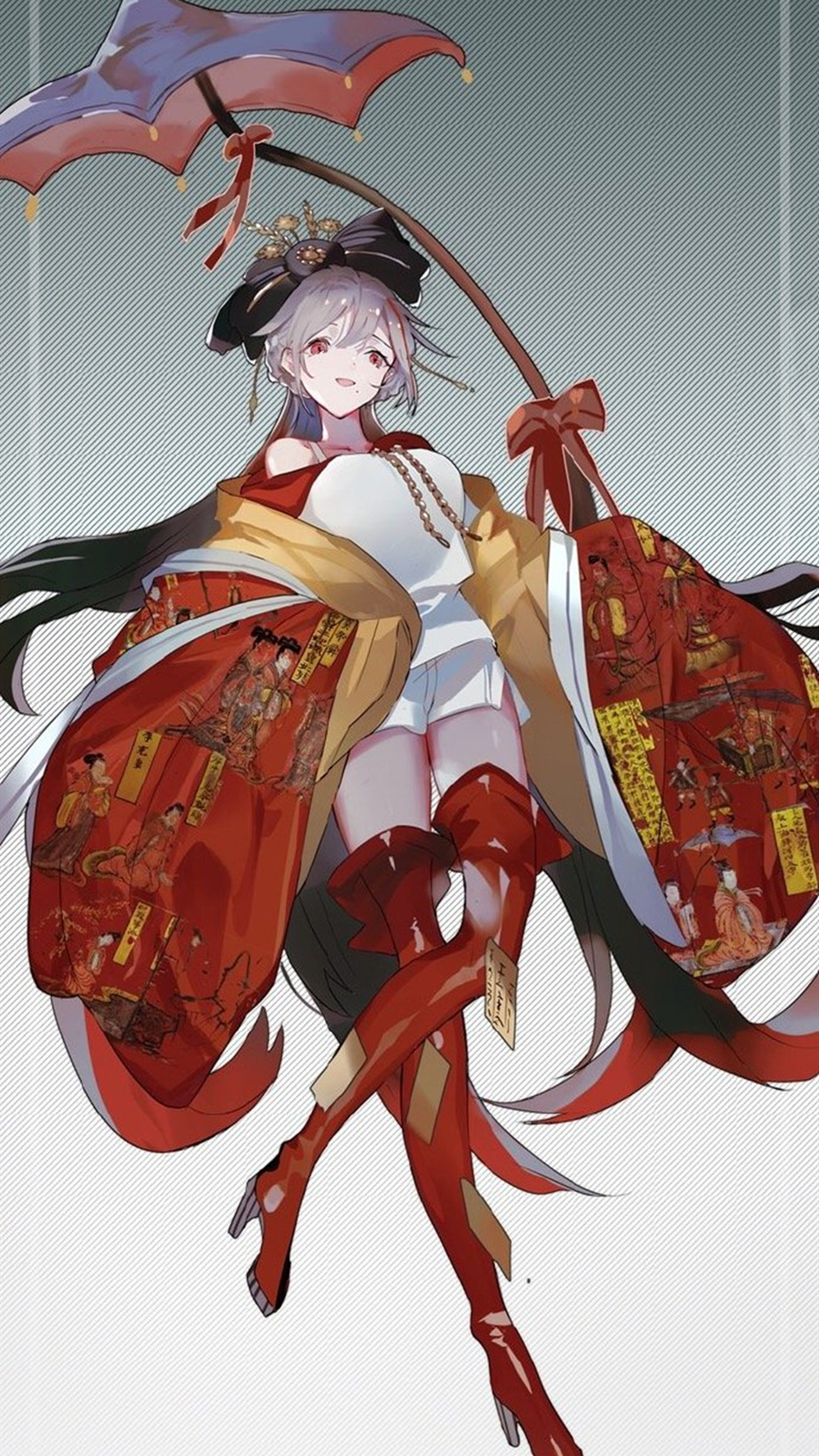 二次元中国藏品拟人化精美插画图集!本土画师akiyako大作鉴赏