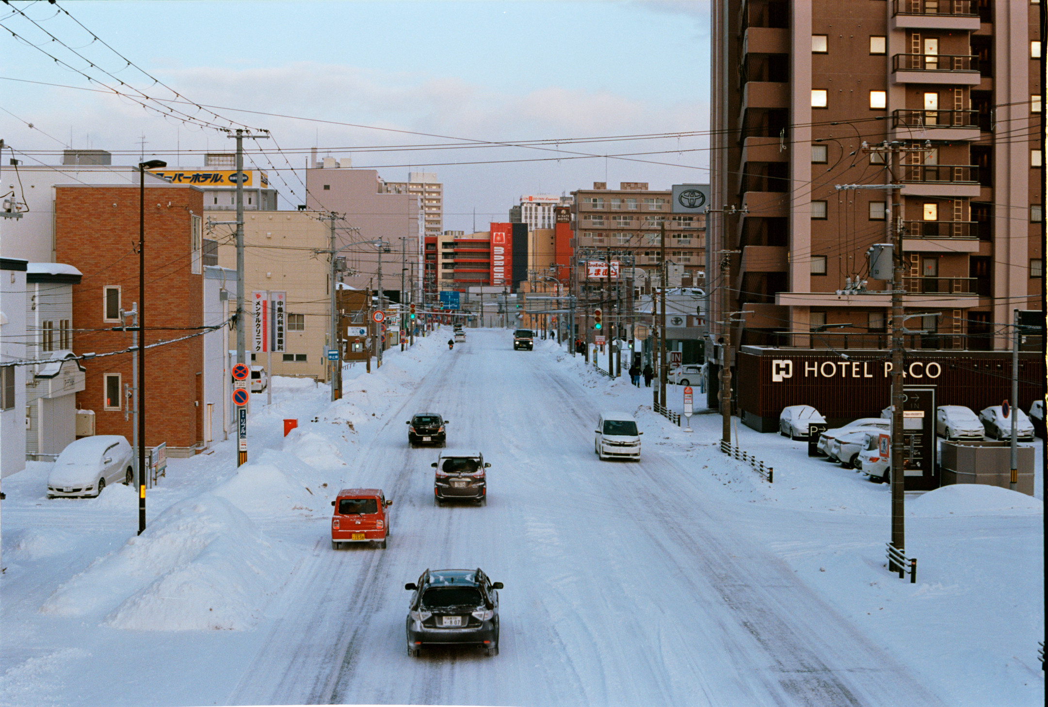 北海道函馆街景,看着好干净