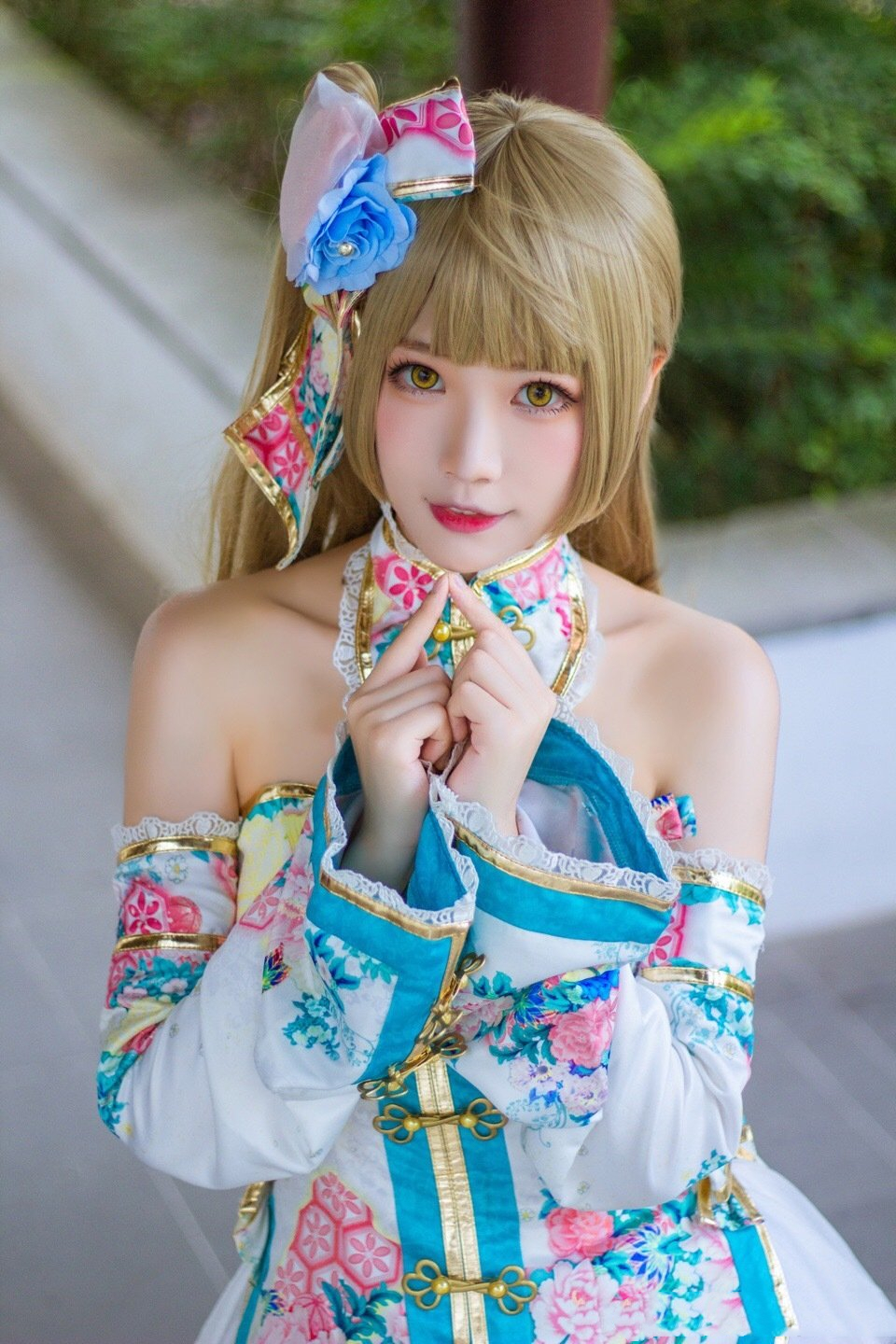 lovelive南小鸟旗袍cos"把你们都变成小鸟的点心"