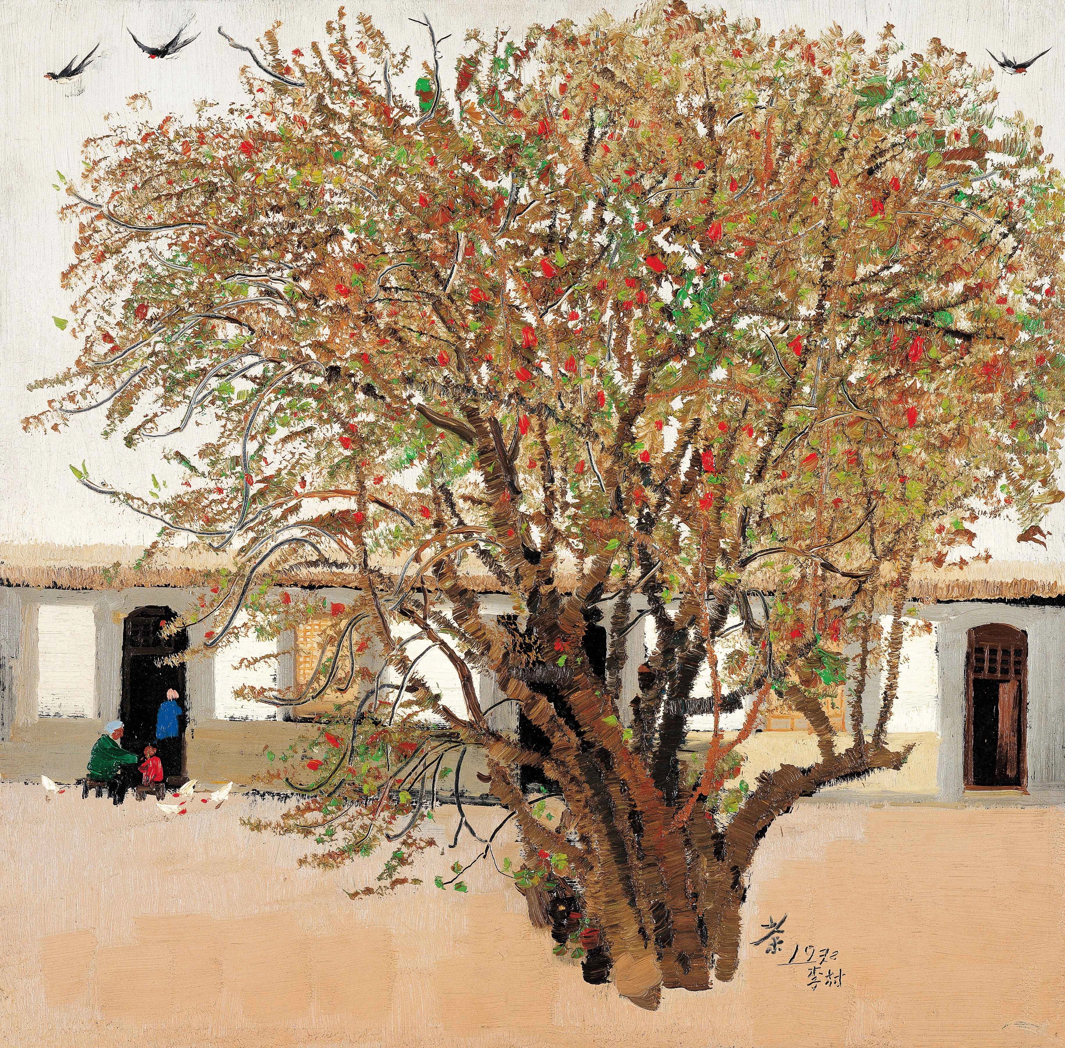 吴冠中油画作品 3