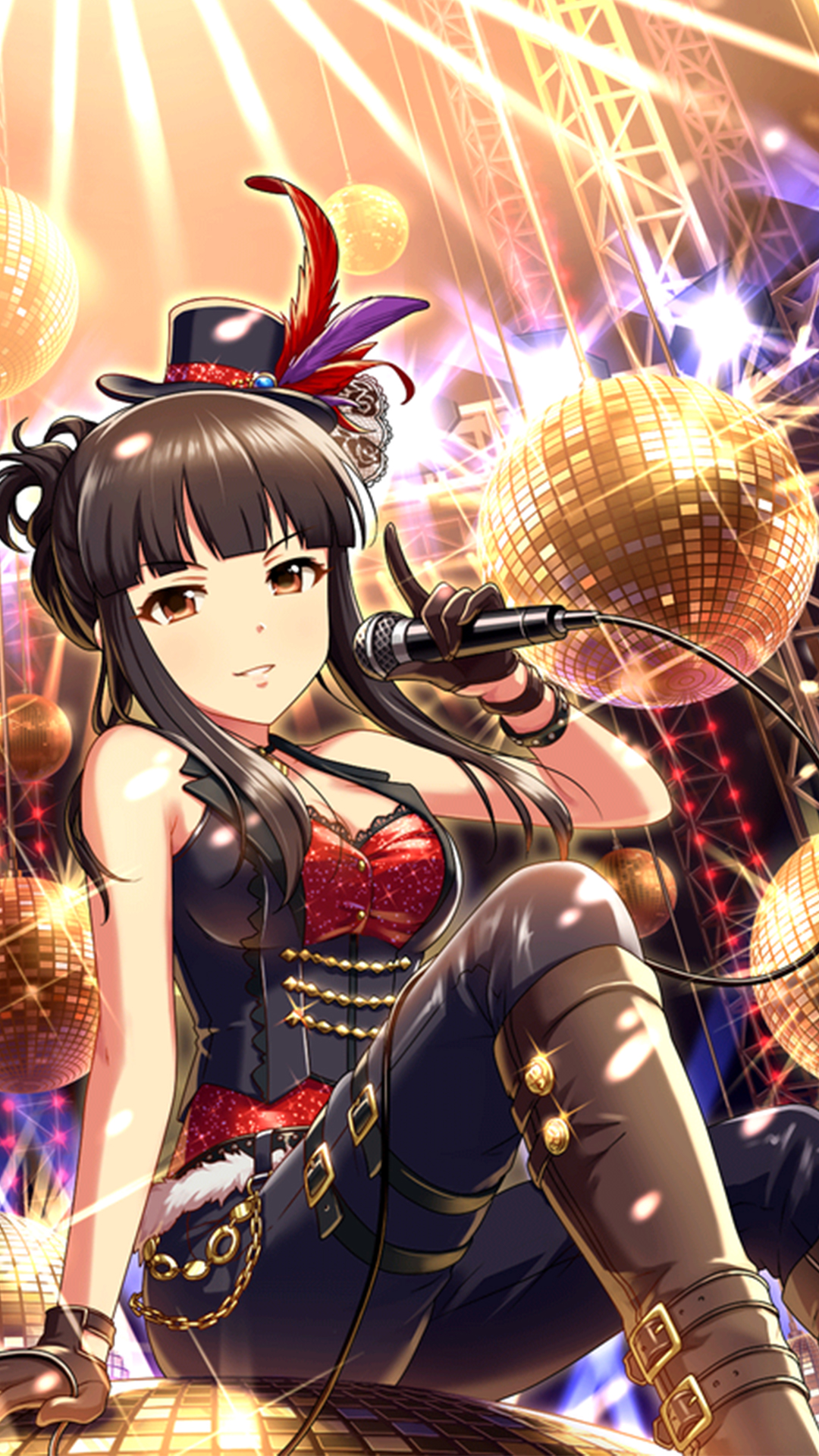 《偶像大师灰姑娘女孩》动漫手机壁纸分享,歌唱梦想的青春美少女