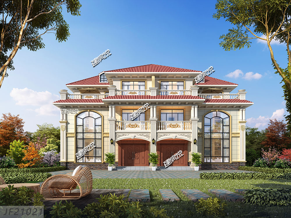 分享8款双拼别墅图纸,兄弟姐妹感情好,建栋双拼更划算