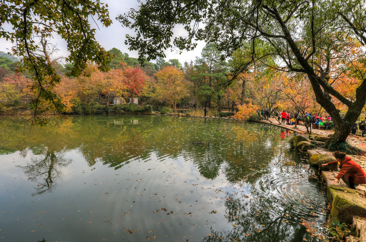 江苏苏州天平山风景实拍