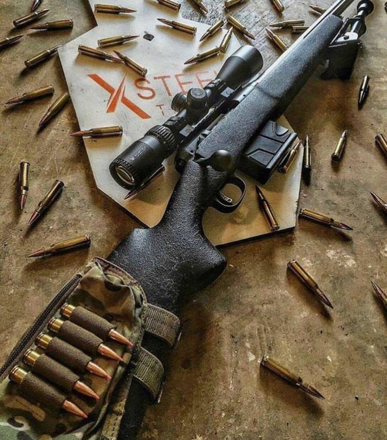 轻武器欣赏系列,一组步枪美图,这次没有枪手