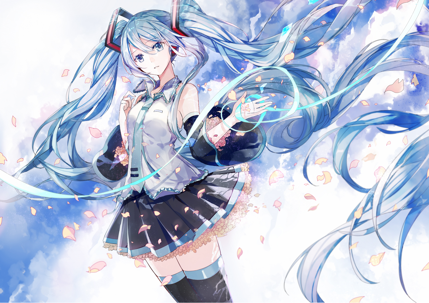 初音未来精美图片,精选一大票miku好看性感美图壁纸欣赏