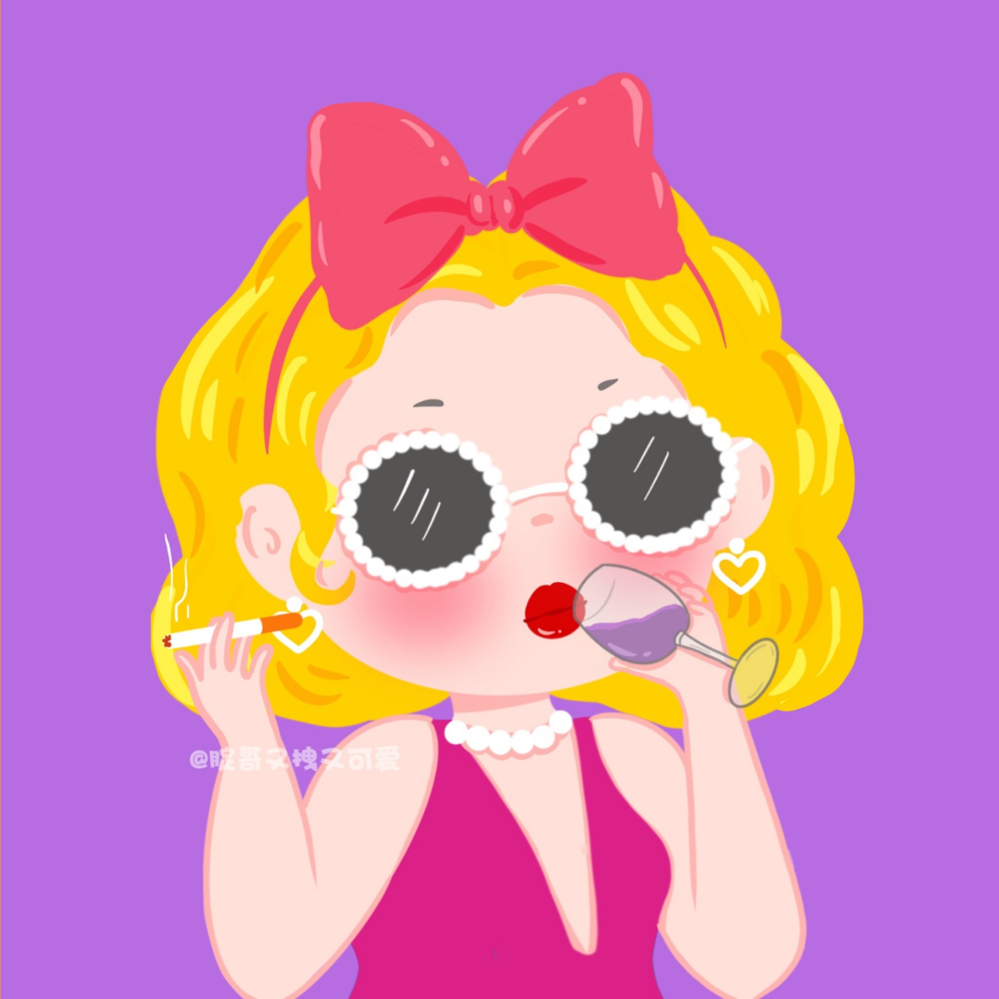 可爱搞怪个性头像,我就是我,不一样的烟火