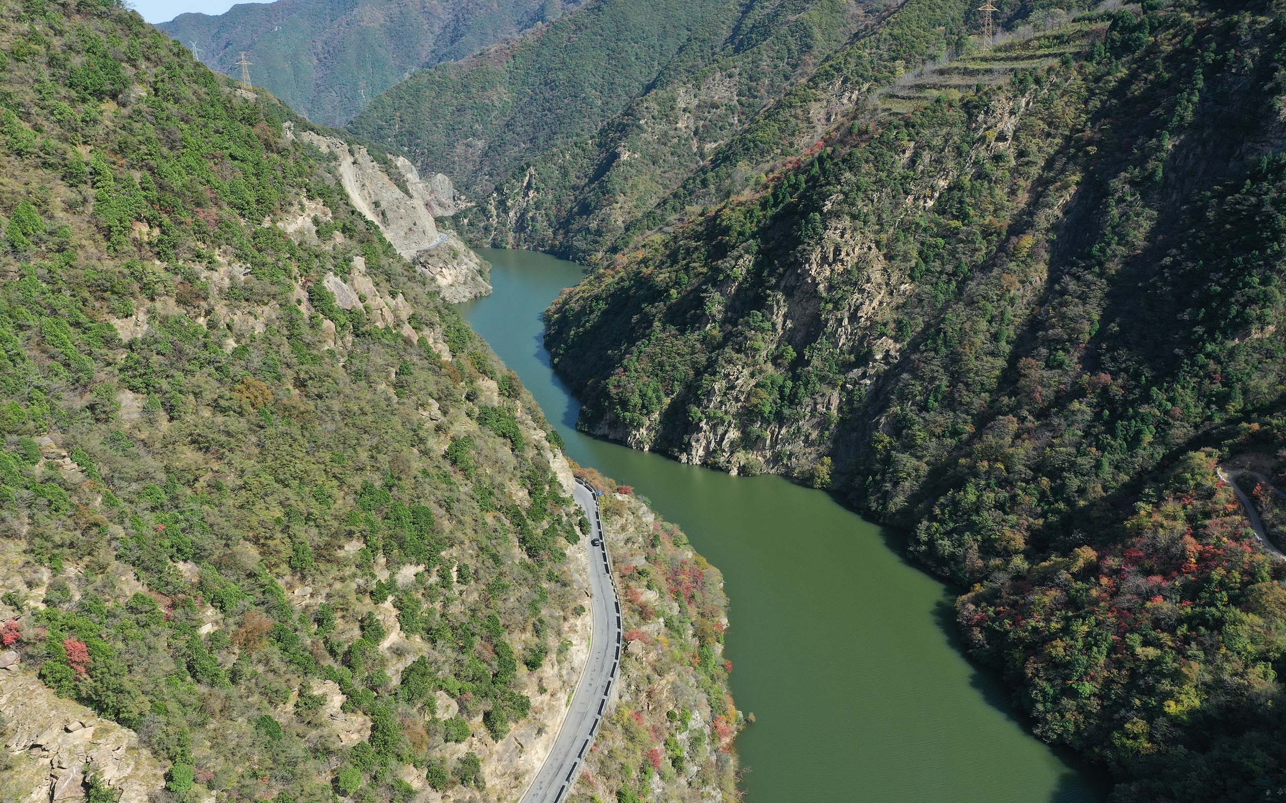 西安黑河水库:山清水秀,美景迷人