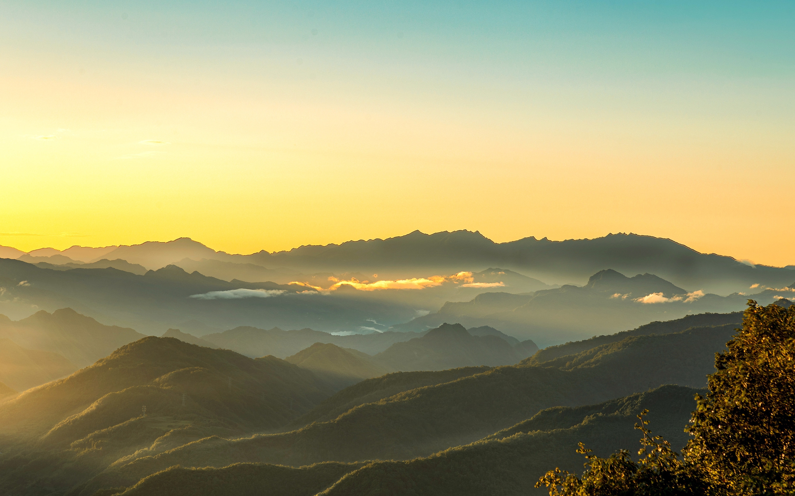 唯美迷人的日出景色