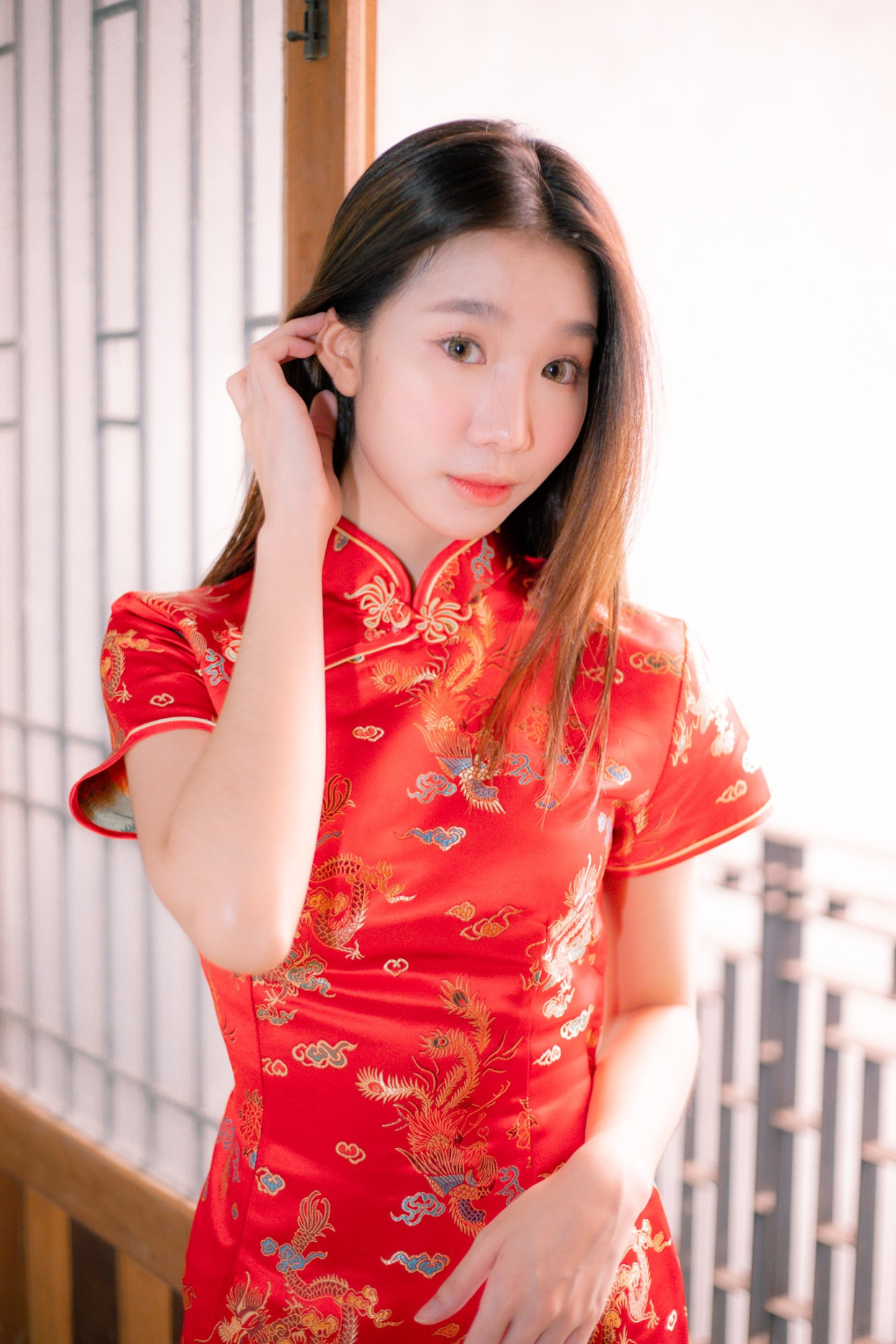 中国红,旗袍美女摄影集