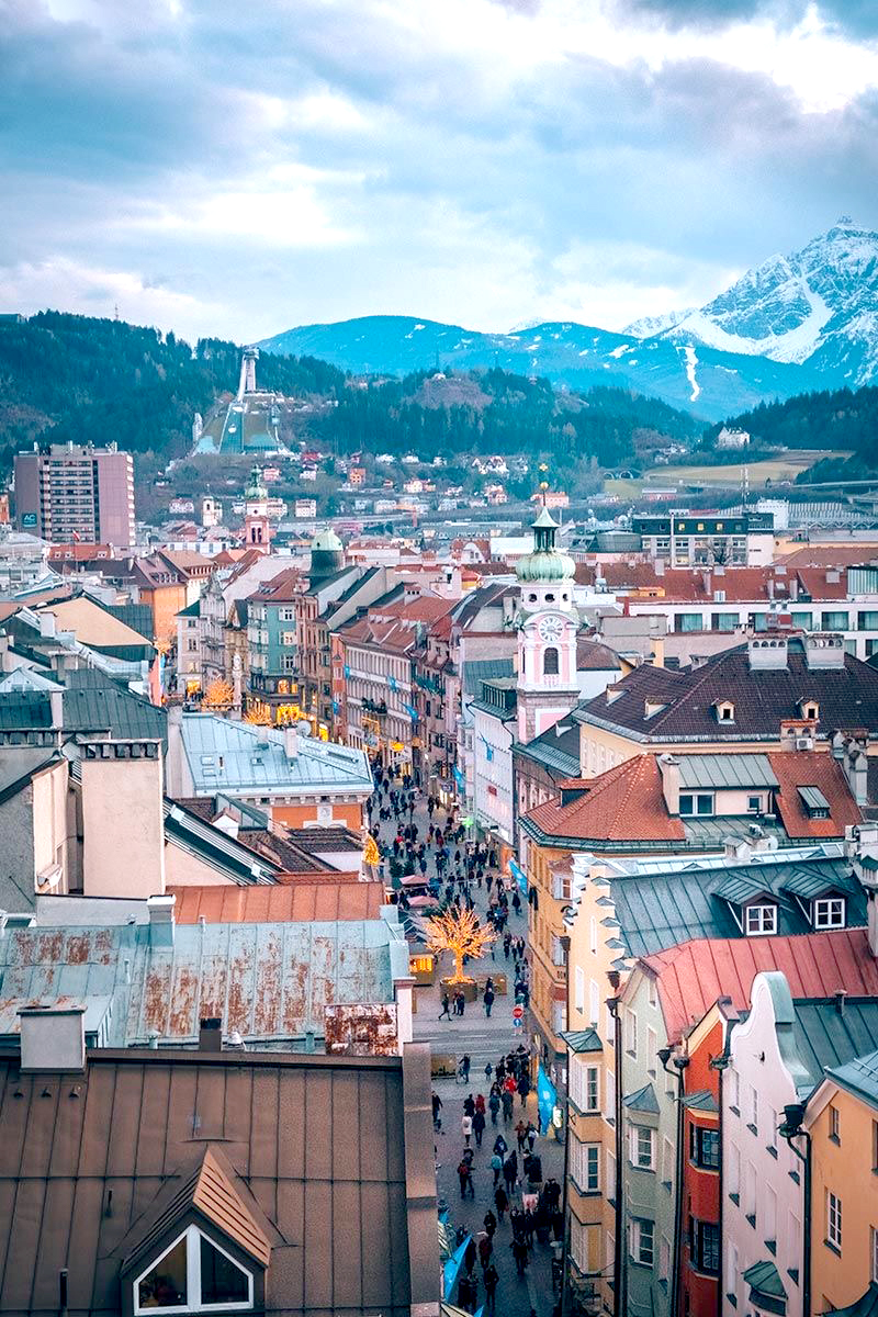 光景美图分享54:因斯布鲁克(奥地利)冰川山谷中的中世纪小城