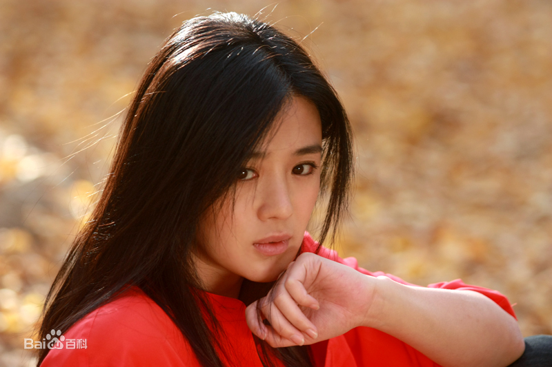 演员周显欣写真集:美女和落叶