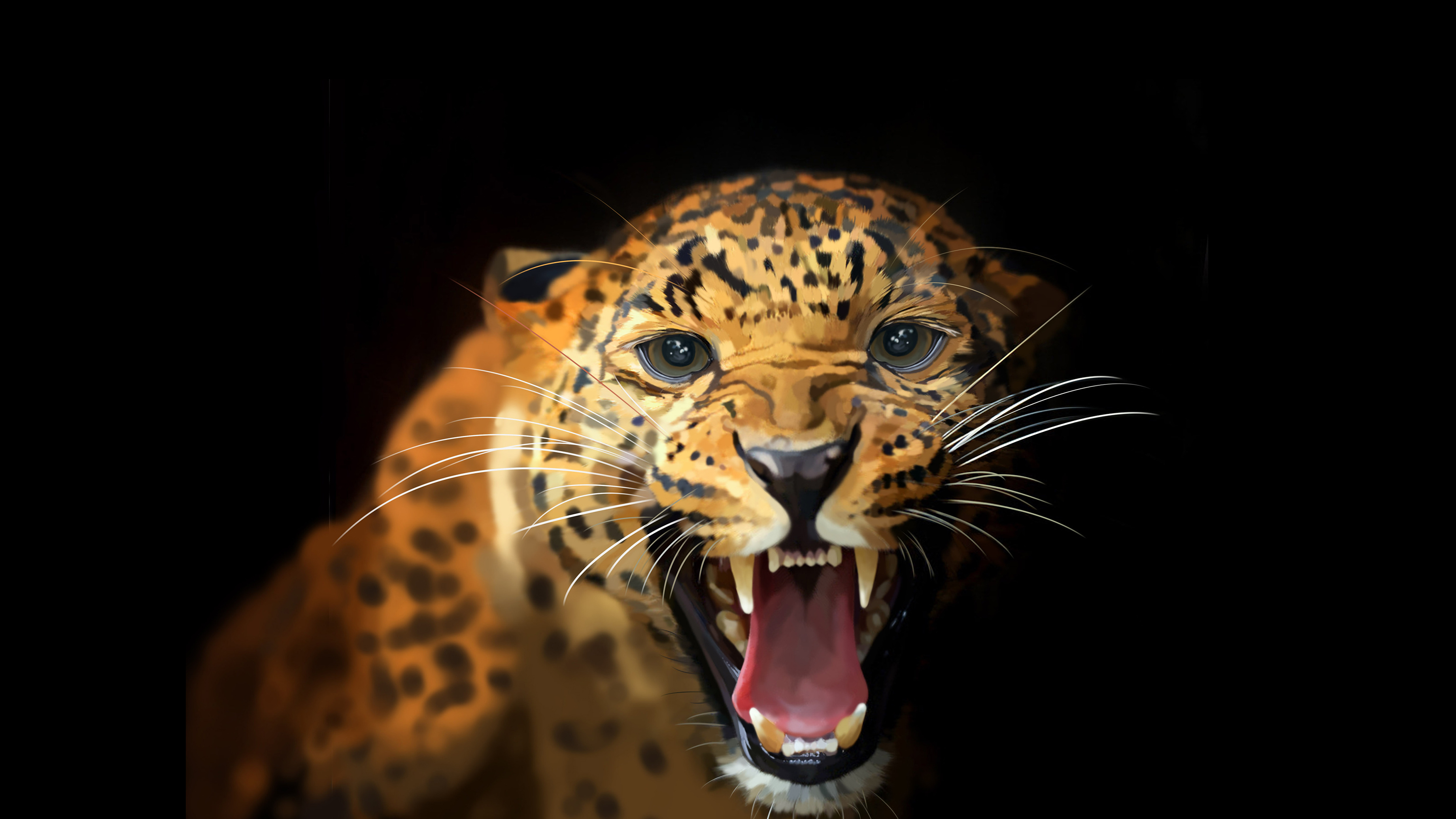 猛兽龇牙恐吓大比拼