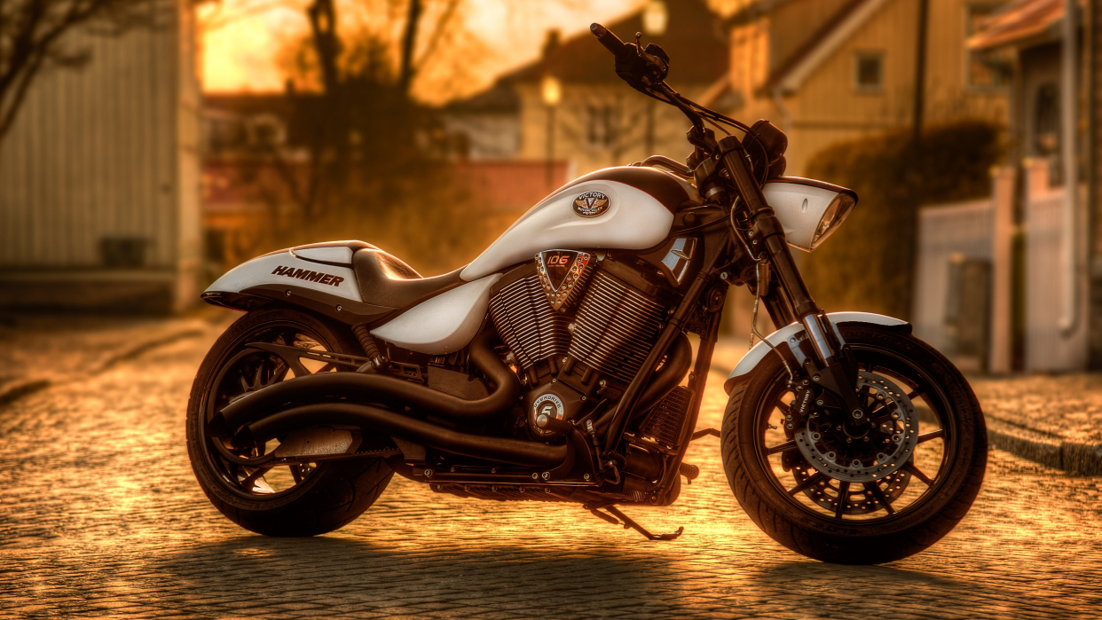 酷炫拉风的摩托车壁纸