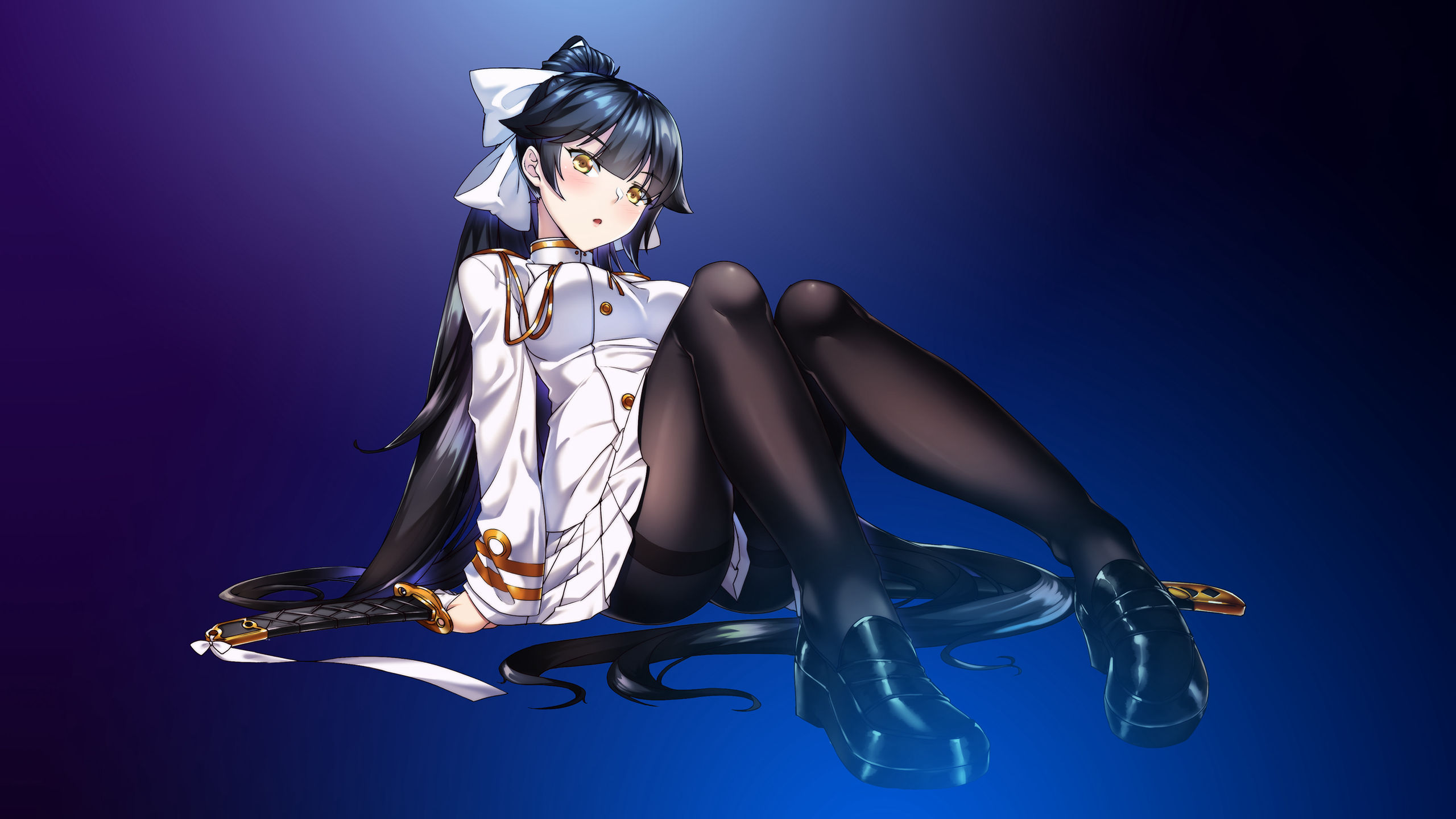 今日壁纸:动漫少女幻彩壁纸,二次元插画