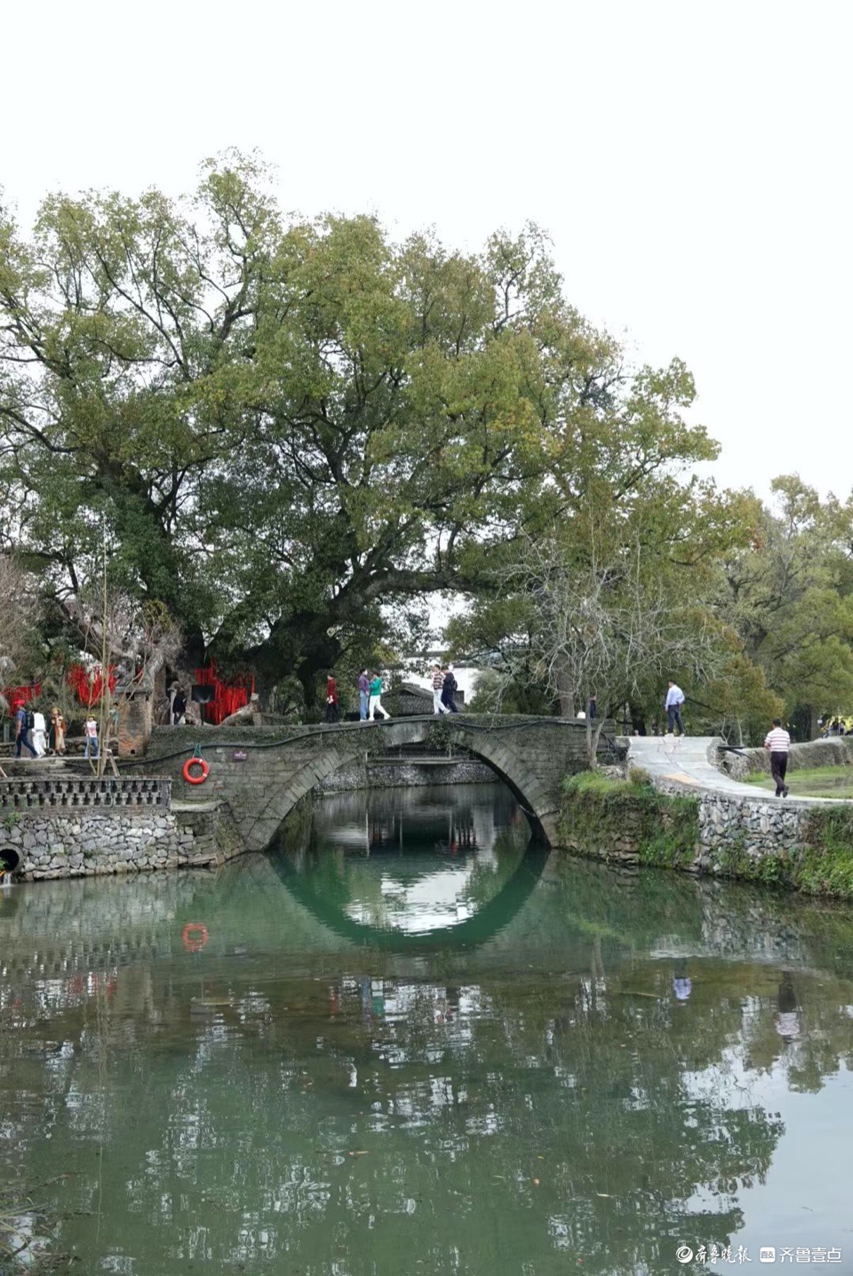 婺源千年古樟严田村