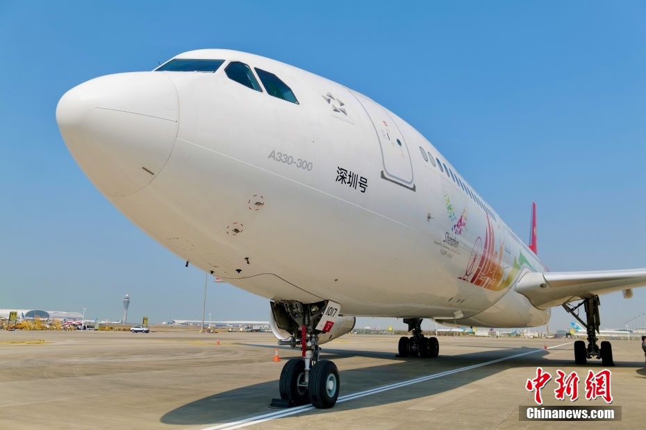 深航"深圳号"彩绘飞机亮相
