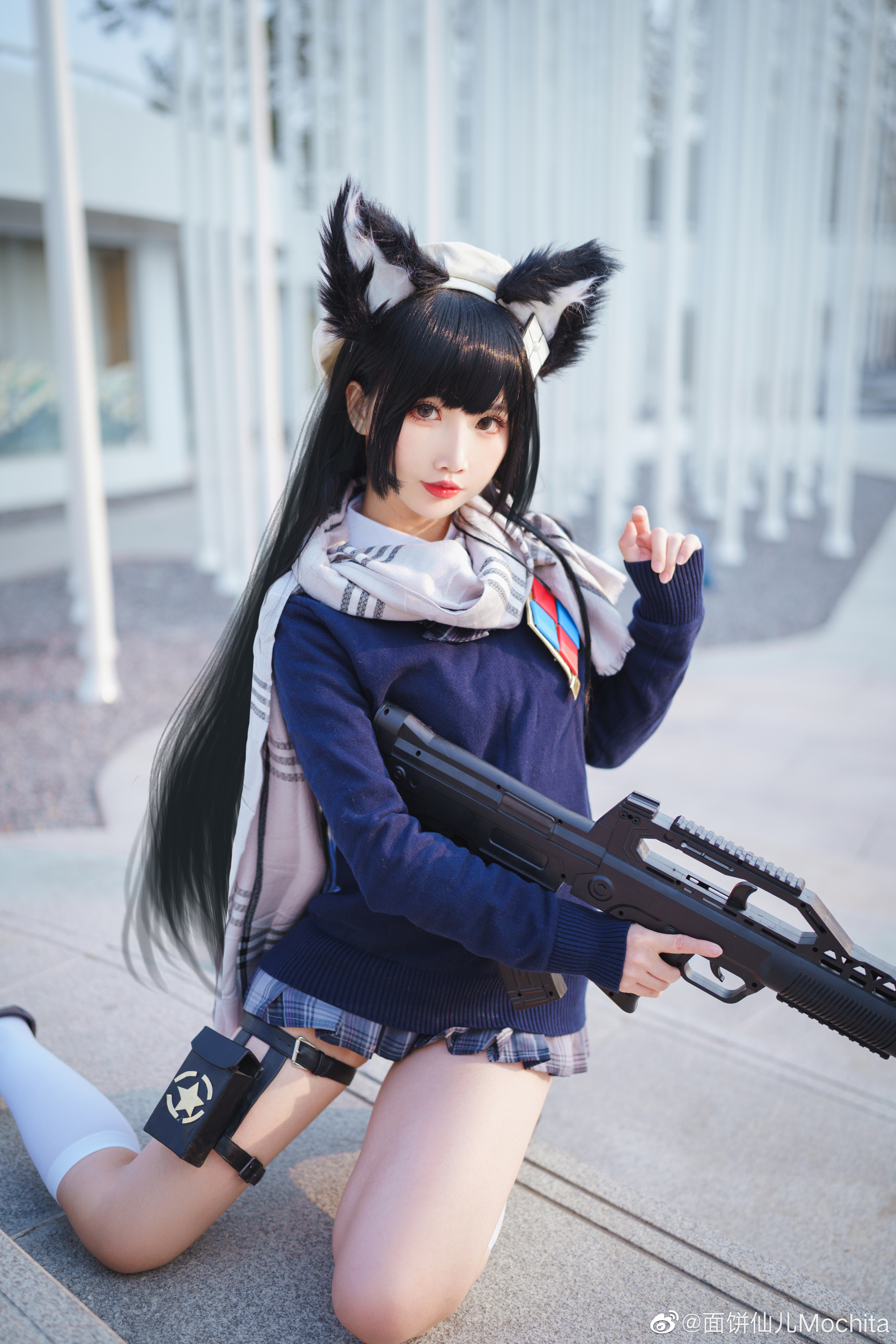 少女前线95式纯白毕业季cos,95式为您服务,有什么能帮到您的吗