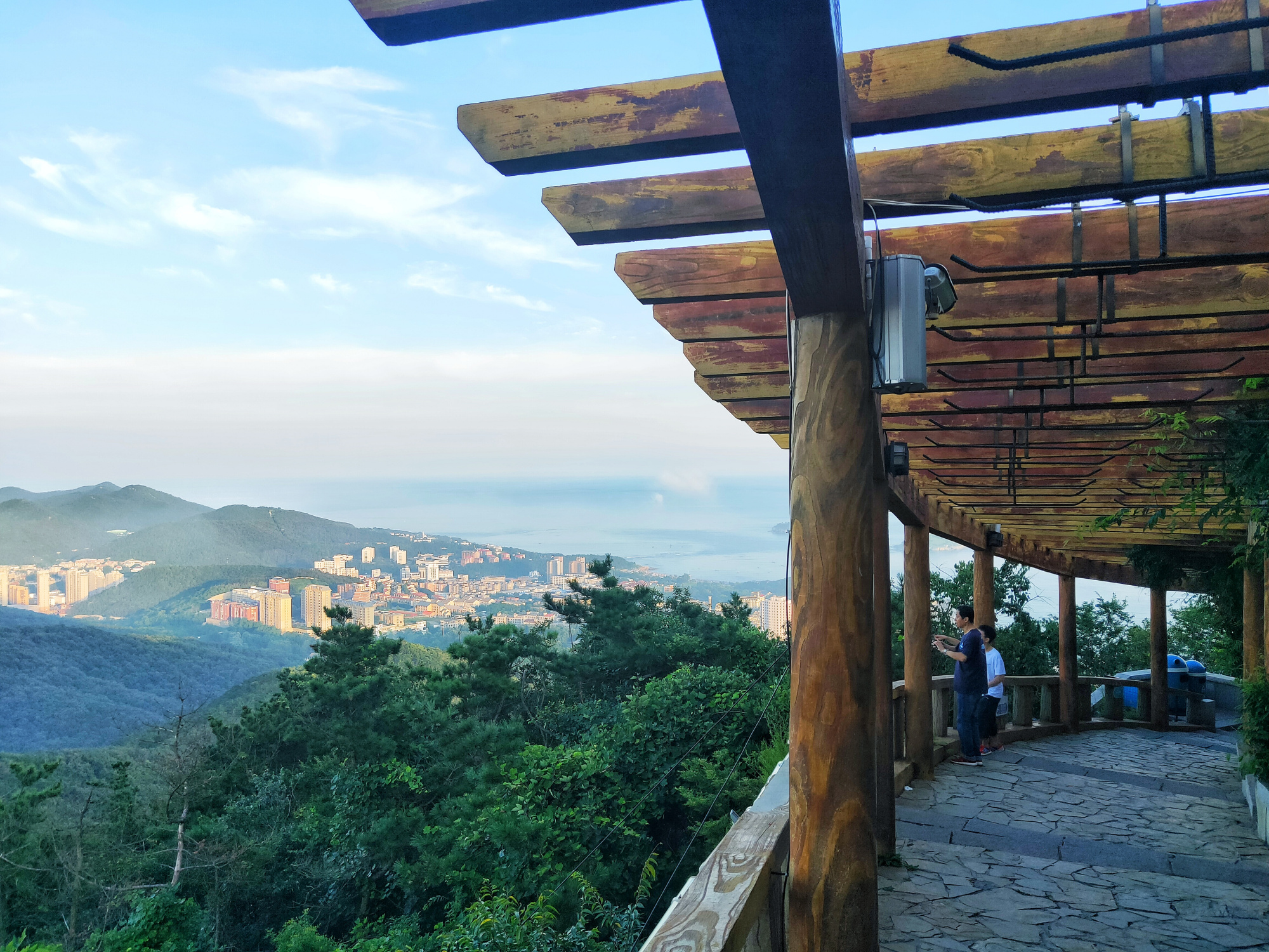 大连莲花山观景台最美风景