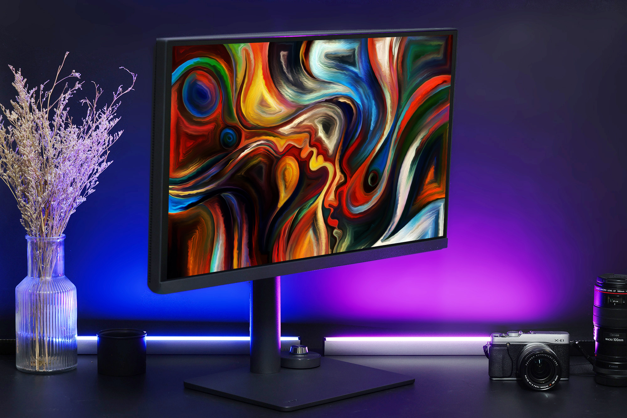 4k高画质 明基专业设计系列pd2705u设计,绘画,修图显示器欣赏