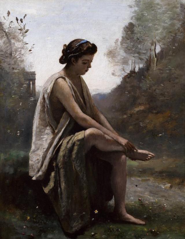 法国画家柯罗 camille corot,1796-1875 优秀人物画欣赏